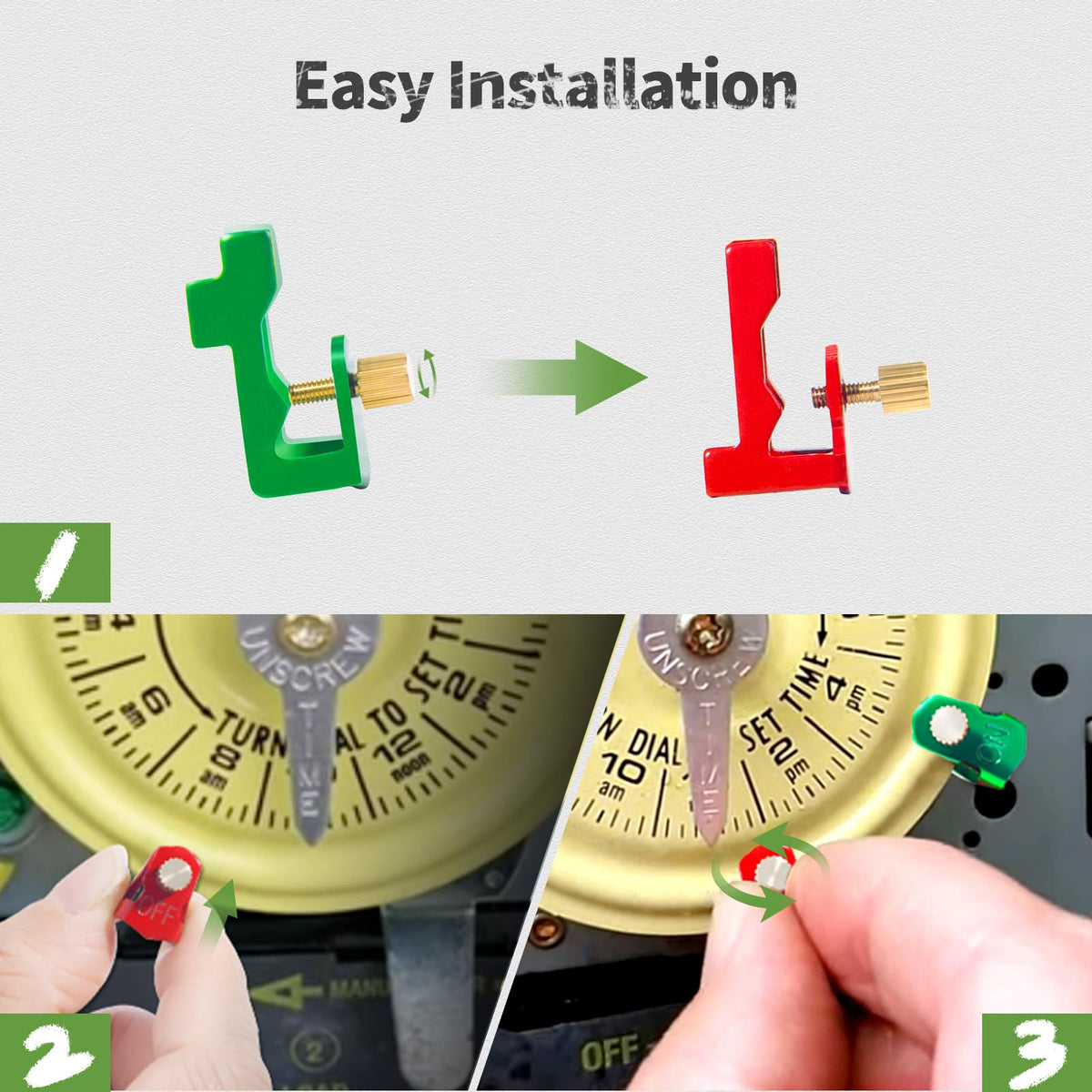 LitOrange 5-on/5-off kit supports flexible timer programming.
