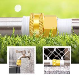 LitOrange brass body hose adapter blends durability with corrosion resistance.