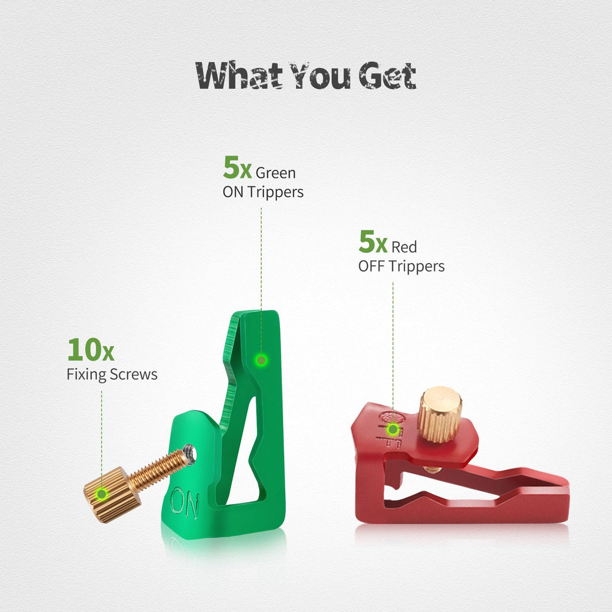 LitOrange premium metal trippers offer durable, deformation-resistant performance.