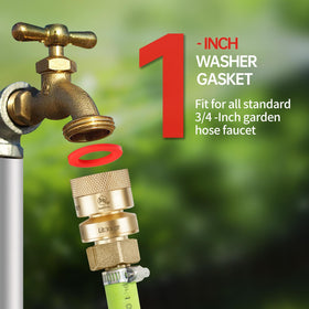 LitOrange three-quarter fittings washers ensures compatibility and easier leaks prevention.