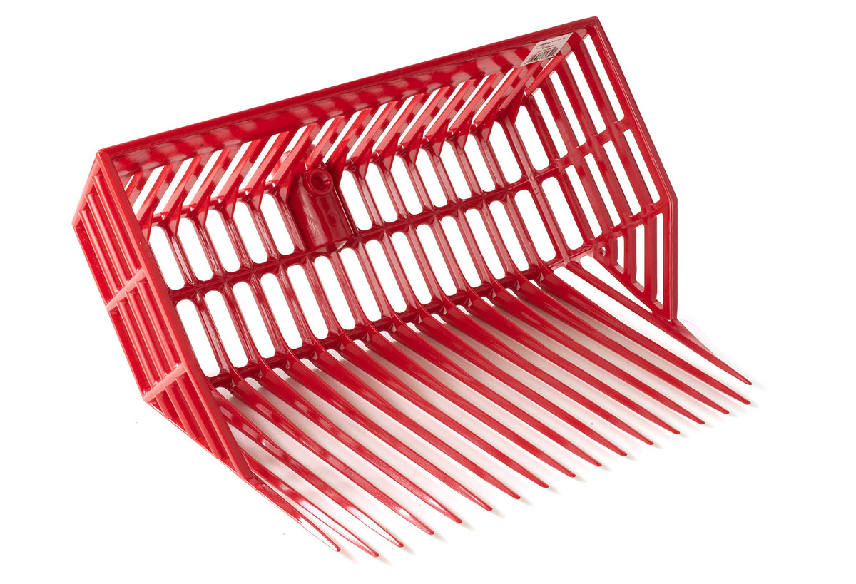 Little Giant DuraPitch II replacement head with basket design for efficient material handling and reduced spills.