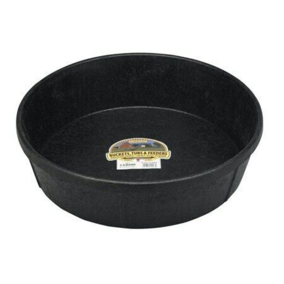 Little Giant heavy-duty rubber tub with 4-quart capacity for pet care and outdoor tasks.