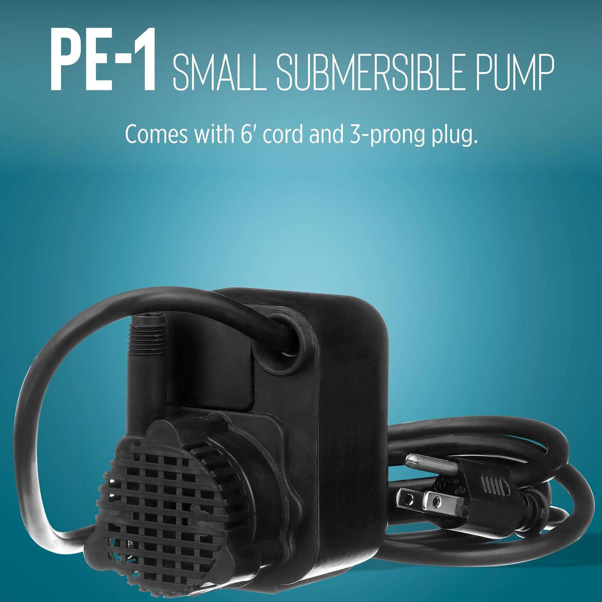Little Giant PE-1 compact submersible design for efficient operation.
