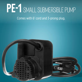 Little Giant PE-1 compact submersible design for efficient operation.