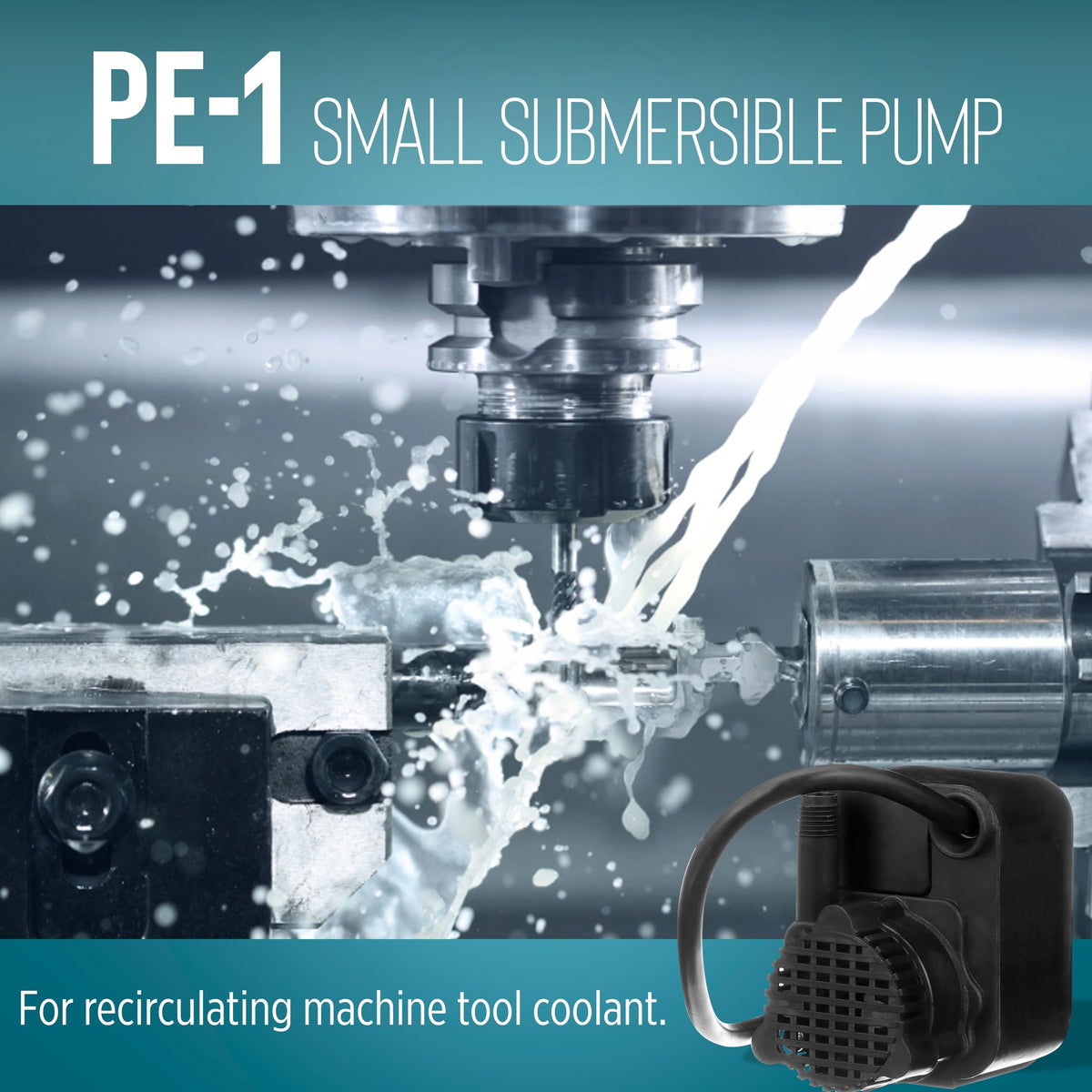 Little Giant PE-1 screened inlet reduces debris intake during use.