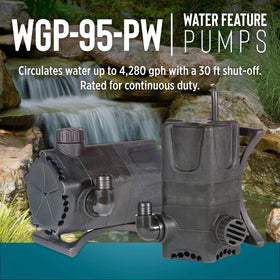 Little Giant WGP-95-PW includes a 16-foot power cord for flexible placement.