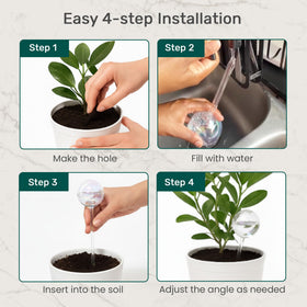 Little Green Leaf eco-friendly watering system made from durable glass for long-lasting use