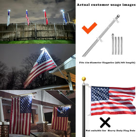 Durable, waterproof design ideal for garden and yard displays