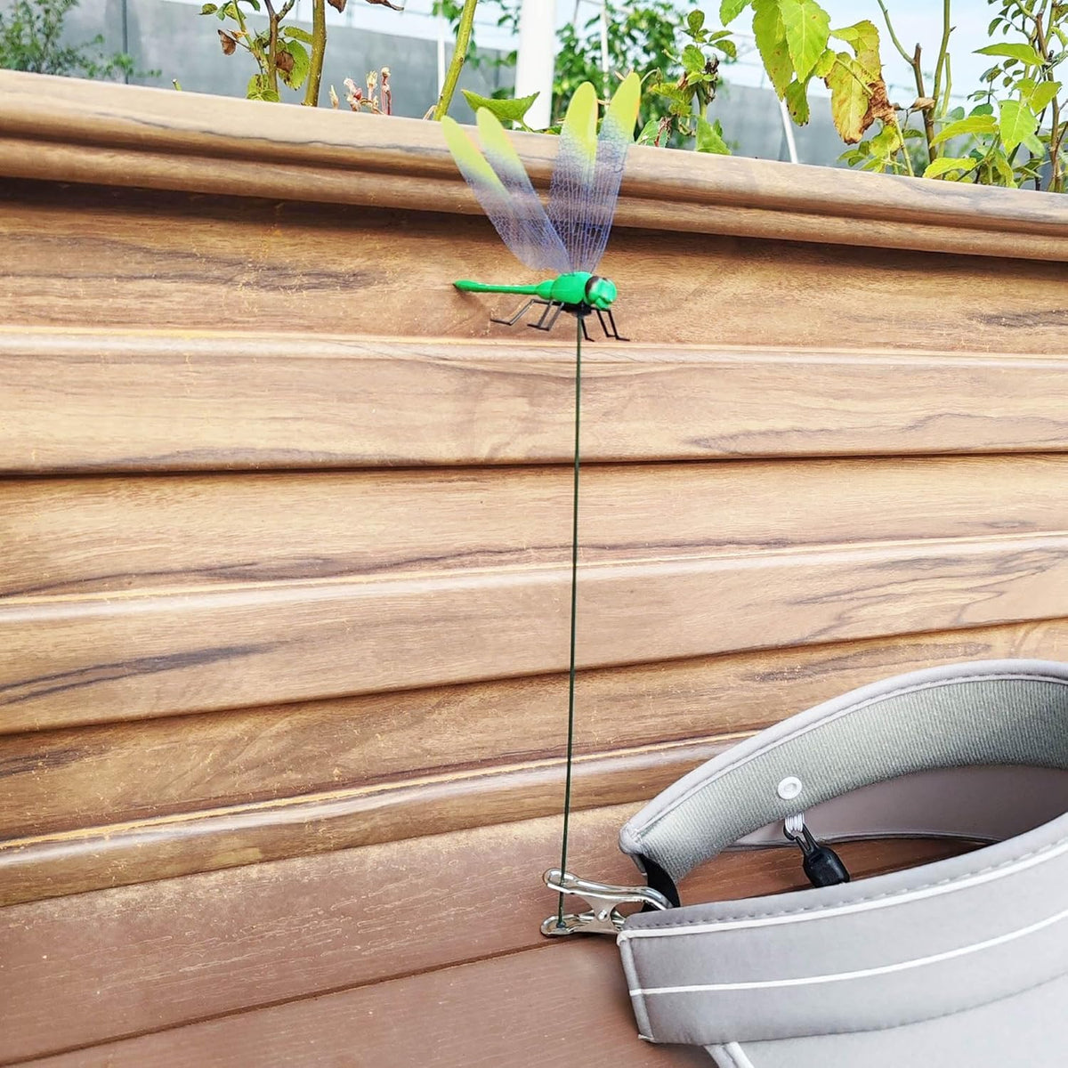 Little Syohe dragonfly clip yard decoration enhances outdoor areas.