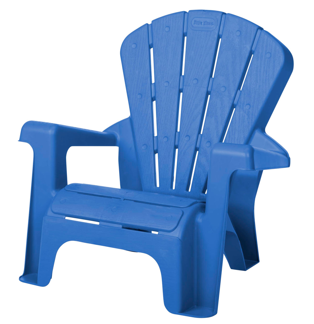 Little Tikes Kids Garden Chair blue contoured back for comfy seating