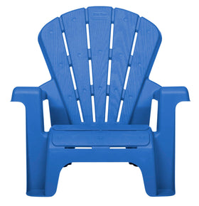 Little Tikes blue outdoor chair lightweight and durable for indoor or outdoor use
