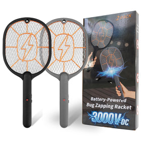 LIU GUI HUA LI 2-pack electric fly swatter protects outdoor spaces from pests