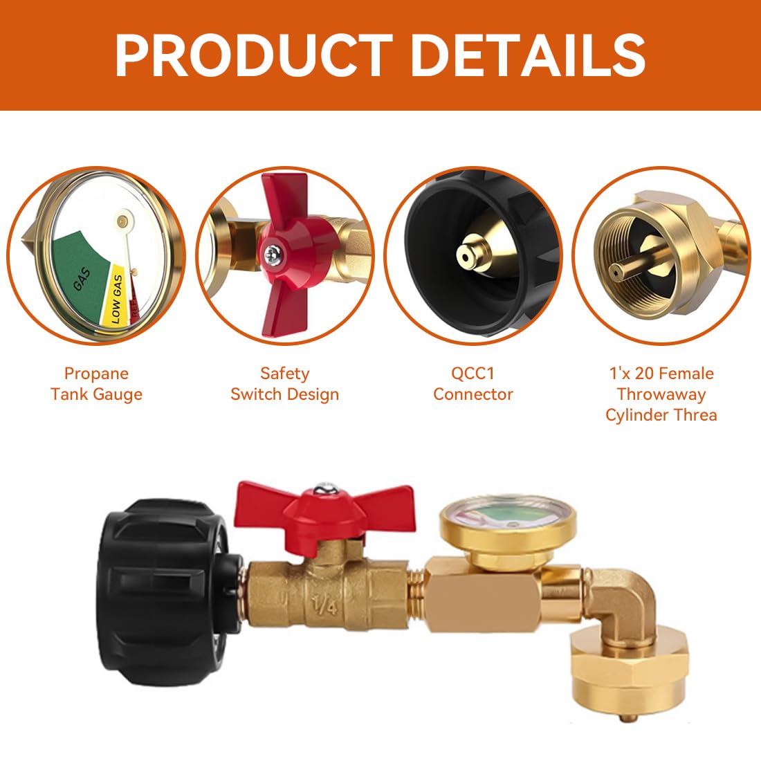 Liucocotos brass construction emphasizes durability during camping trips.