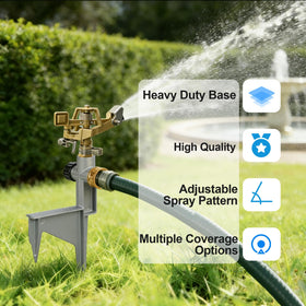 LIULO TOOL 3-4 inch threaded fittings for easy setup with hoses.