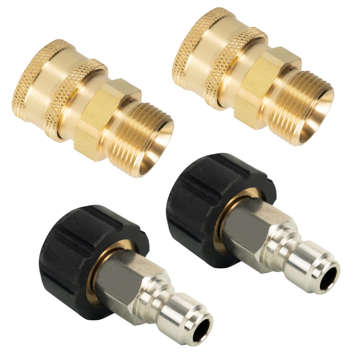 LIULO TOOL 4 Pack Quick Connect Kit for effortless pressure washer connections