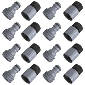 LIULO TOOL 8 sets garden hose quick connector bundle for versatile watering setups