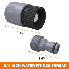 LIULO TOOL close-up female connector for effortless, tool-free fitting