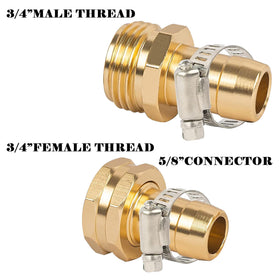 LIULO TOOL aluminum hose connector with clamps highlights durability and rust resistance