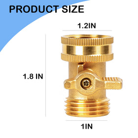 LIULO TOOL solid brass over-molded inlet thread for durable rotation
