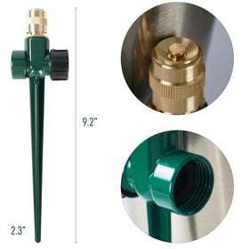 LIULO TOOL brass head close-up highlighting rust-resistant construction.