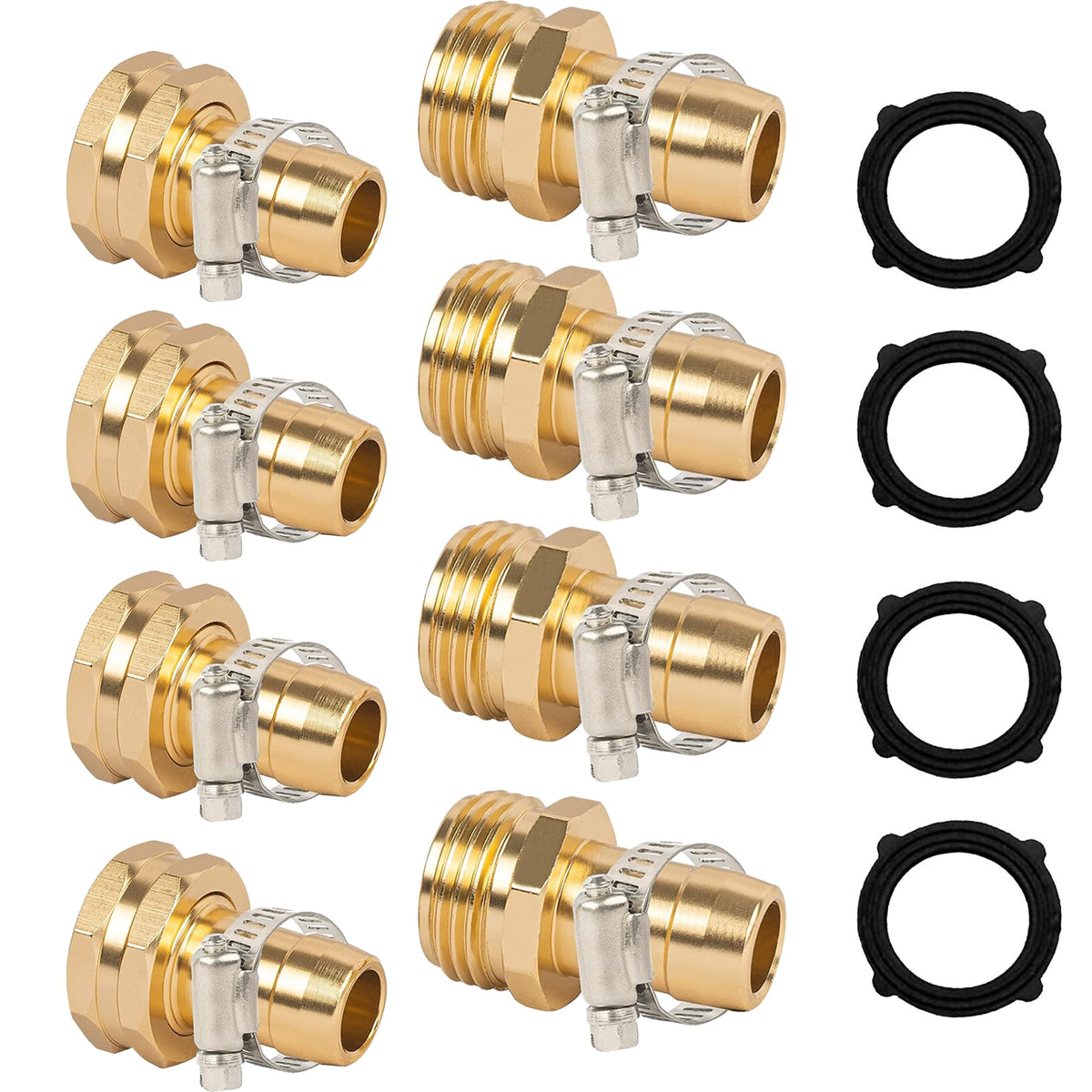 LIULO TOOL garden hose repair connector in packaging for fast, easy field repairs.