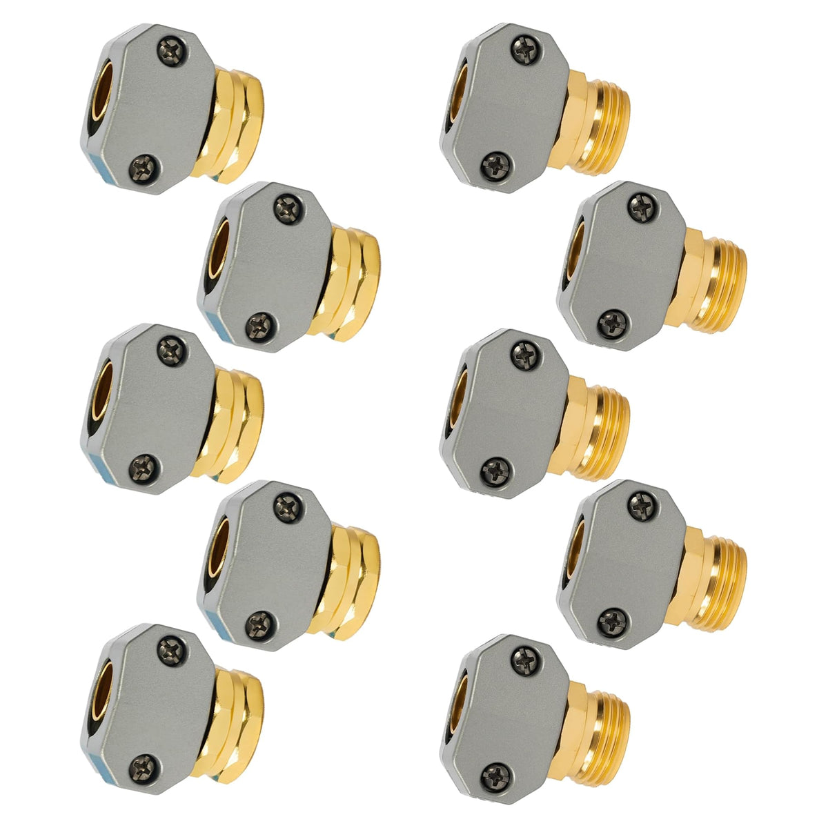 LIULO TOOL garden hose repair kit set with connectors and clamps for quick on-site repairs.