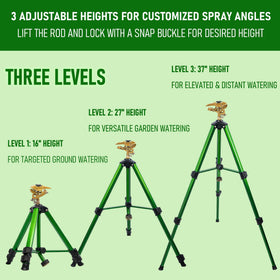 LIULO TOOL height-adjustment feature for flexible plant spacing.
