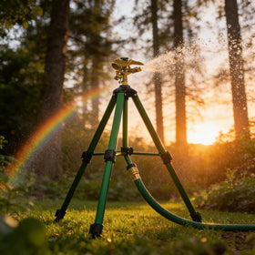 LIULO TOOL hose-connection compatible with standard garden hoses.