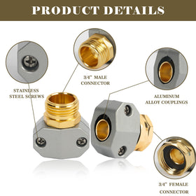 LIULO TOOL zinc clamps provide strong, rust-resistant hose seals.