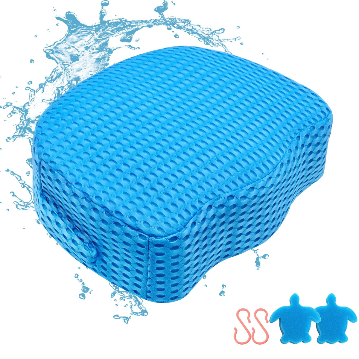 LIUYALO booster seat blue quick-dry cushion for cleaner soaking