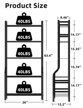 Livilord Metal ladder shelf demonstrates vertical garden design for small balconies