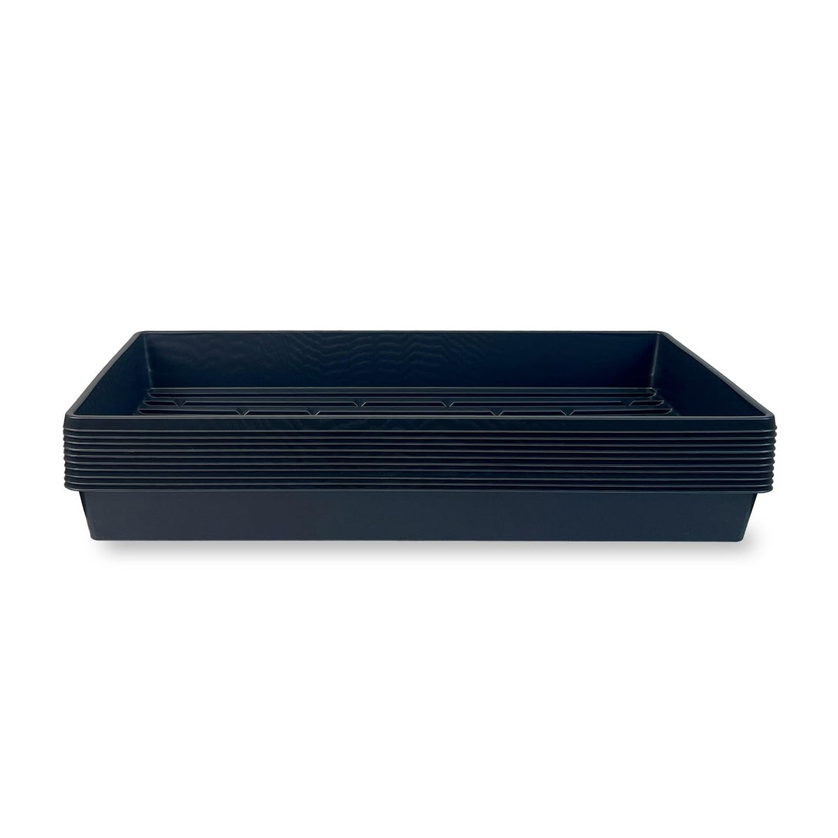 Living Whole Foods plant-growing-tray top view showing no-drain design for seed starting