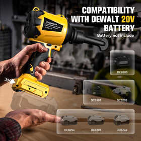 LIVOWALNY three-speed airflow control adapts to cleaning tasks