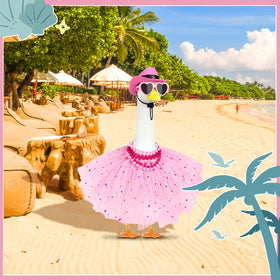 Lixintray Goose outfit enhances festive scenes from holidays to daily yard displays.