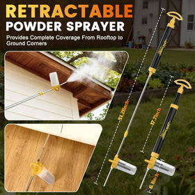 LIXUANBY Duster extended to 4ft for reaching high spots