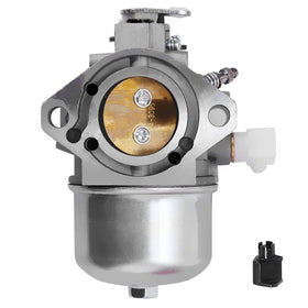 LIYYOO 699831 carburetor close-up shows precise fit for Briggs Stratton systems