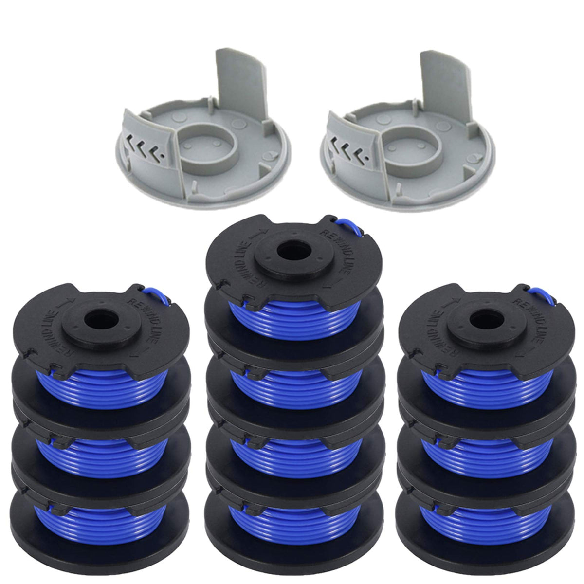 LIYYOO auto-feed spool for Ryobi AC14RL3A improves setup speed.