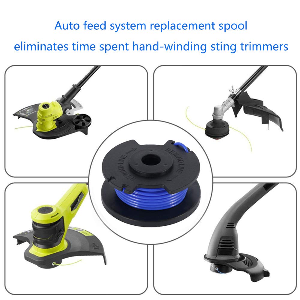 LIYYOO replacement cap for Ryobi AC14HCA keeps spool secure.