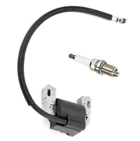 LIYYOO RC12YC spark plug close-up; reliable ignition for lawn mowers.