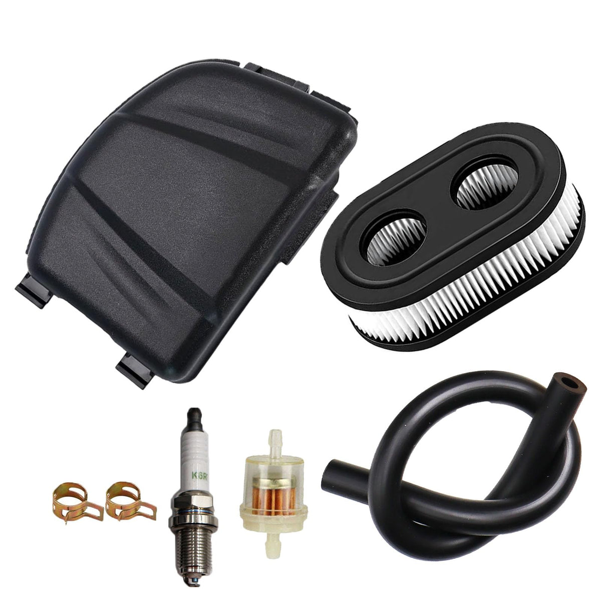 LIZAPUS air filter cover for Troy-Bilt keeps the intake protected during mowing