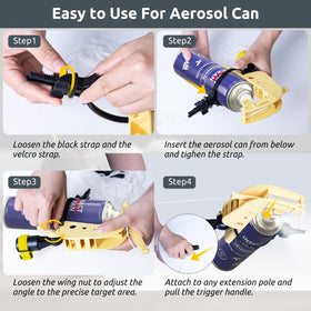 Lizatto angle-adjustable connector reaching 140 degrees for flexible targeting