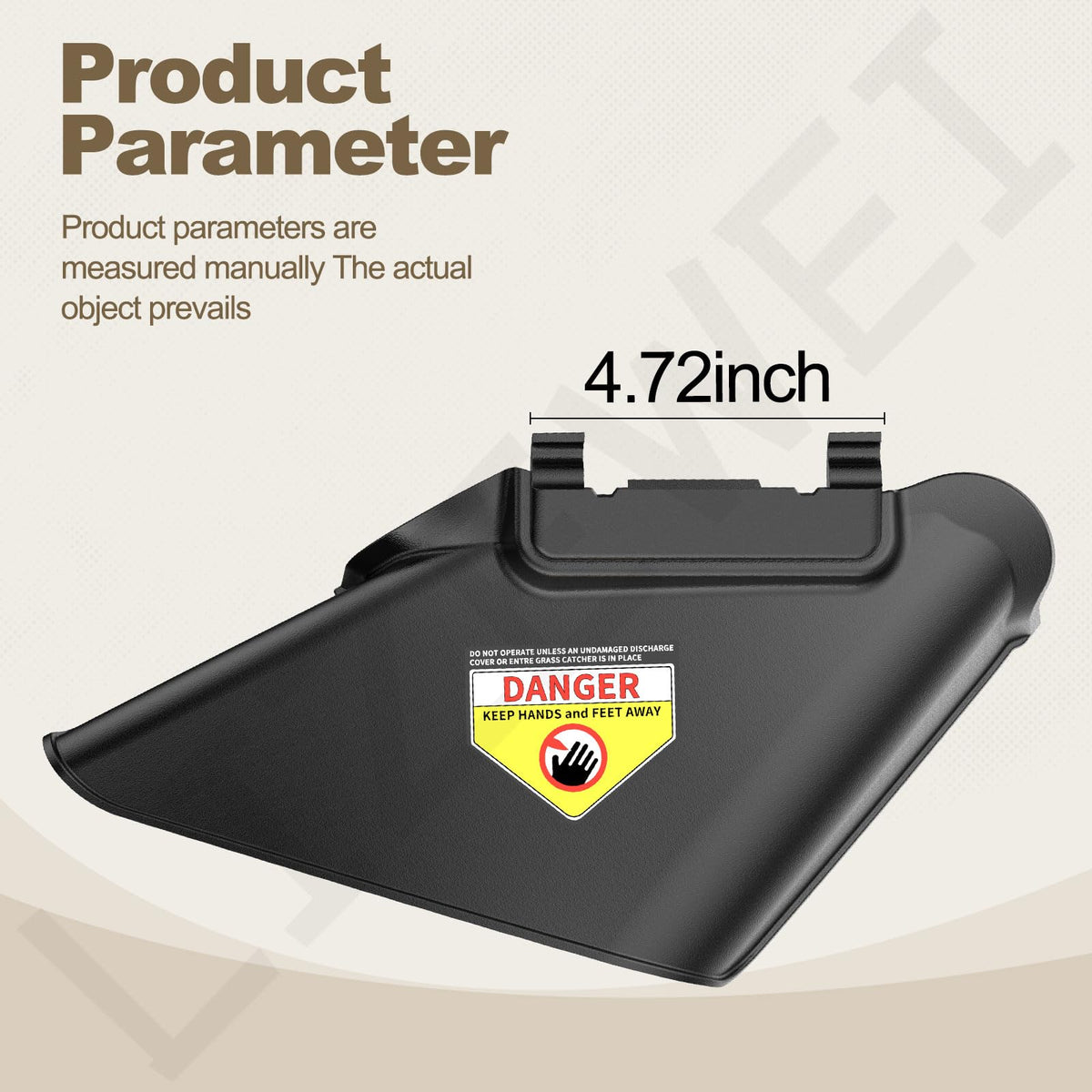 LIZEWEI 21-inch deck chute replacement for Troy-Bilt Columbia Craftsman Huskee and MTD.