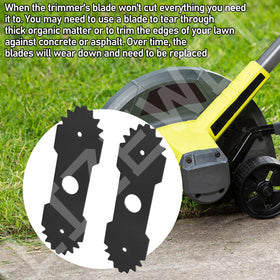 LIZEWEI five-pack of 9-inch blades keeps edging ready