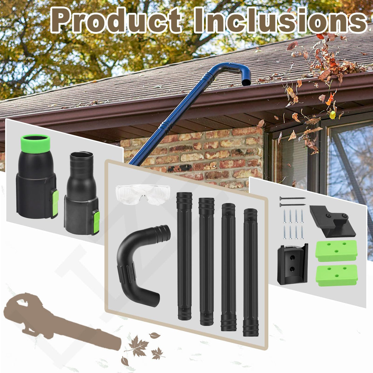 LIZEWEI adjustable nozzle directs airflow for debris removal