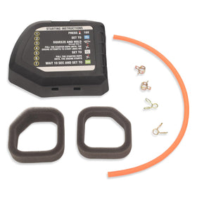 LIZEWEI air filter cover compatible with Ryobi, protects engine from debris.