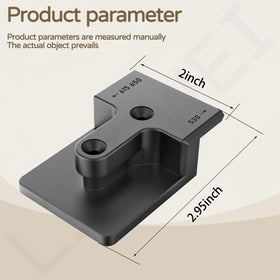 LIZEWEI wall mount bracket adapts to 615/650 CFM with adjustable orientation