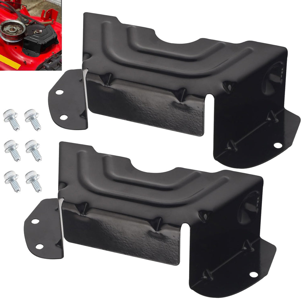 LIZEWEI 2-pack deck belt cover on mower deck protecting the belt path