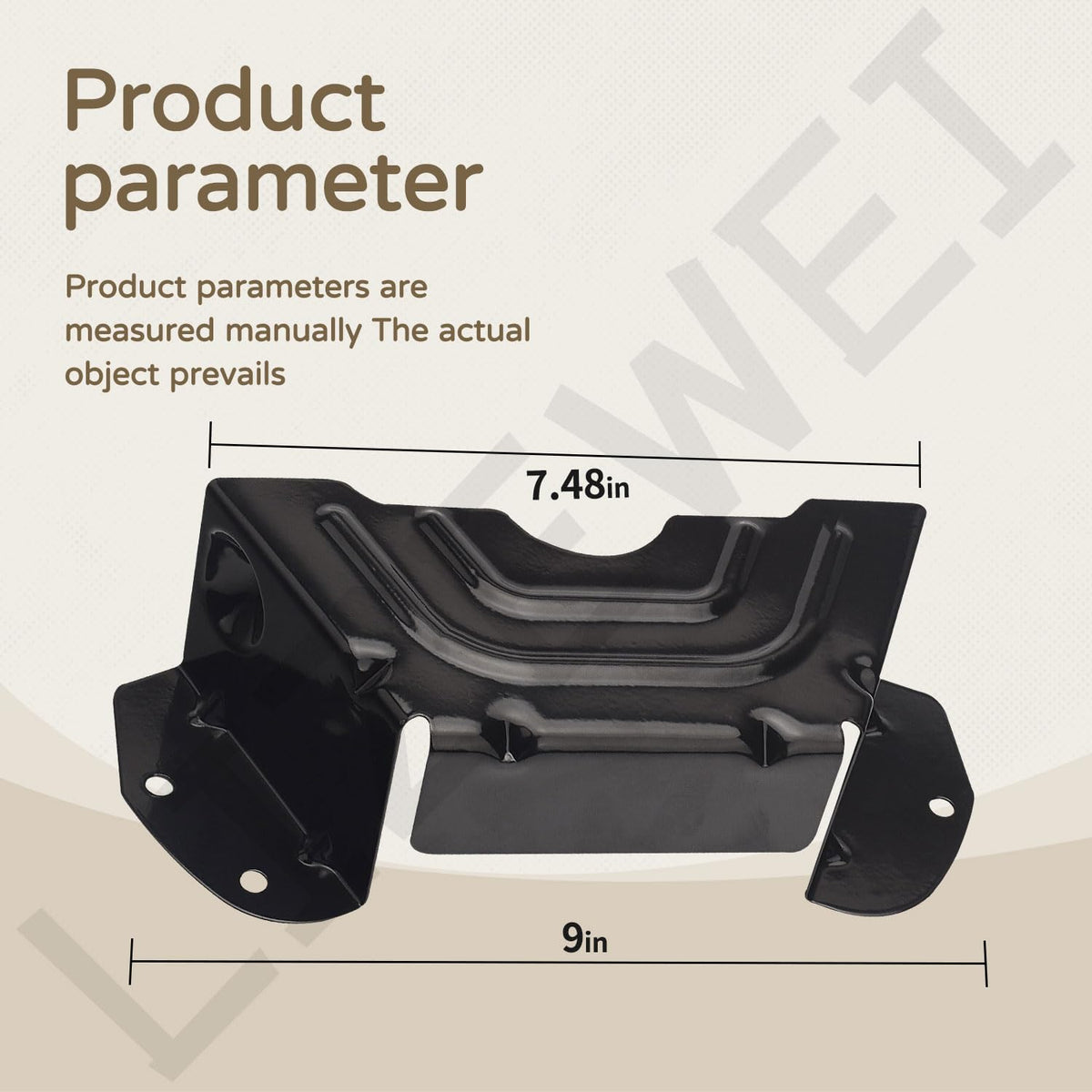 LIZEWEI deck belt cover mounted on top of mower deck