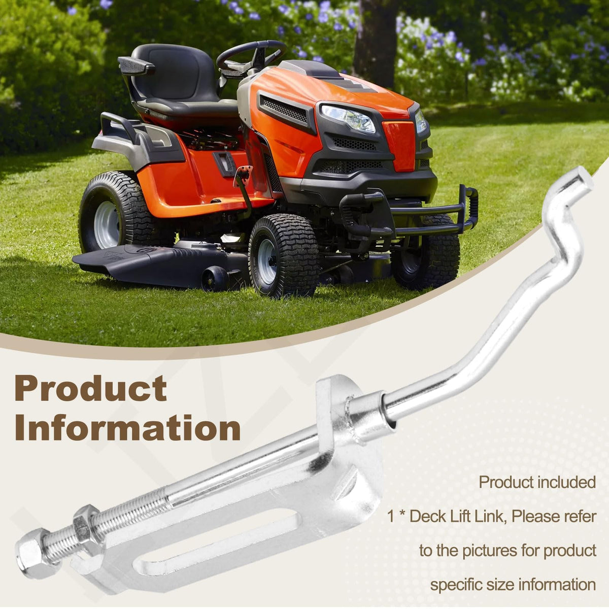Lizewei YTH-series deck-link compatible with multiple mower models