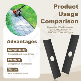 LIZEWEI size info 8in by 2in by 0.098in for edger use